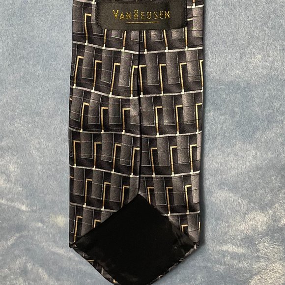 Bundle of 3 100% Silk Used Neckties. Made in the USA. - Picture 2 of 6